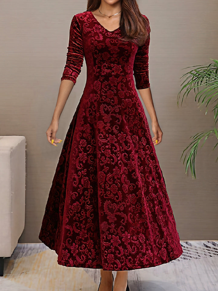 Nancy | Velvet Elegance Dress
