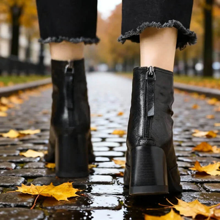 Camille | Comfortable Boots with Toe Cap