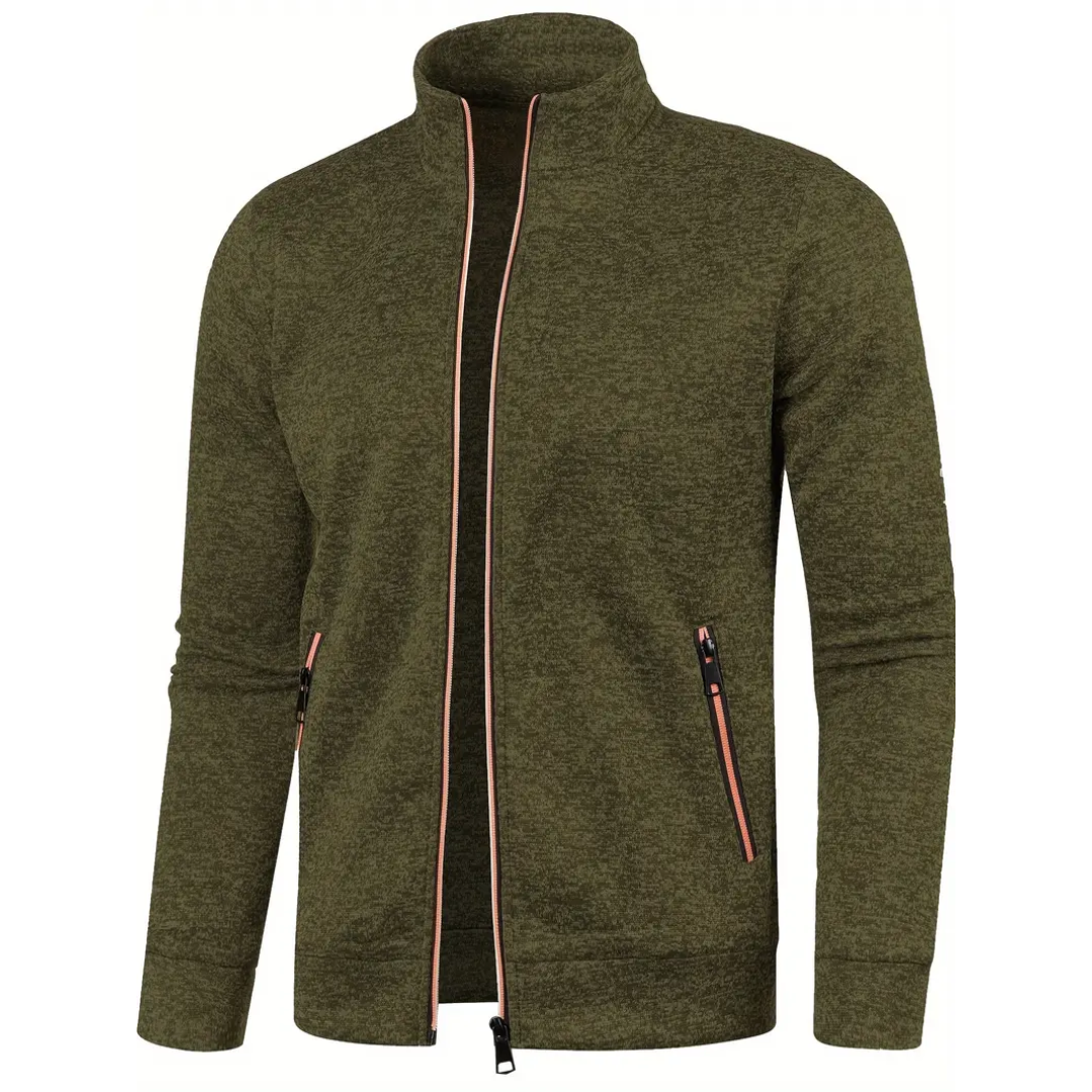 Clive | Classic Zip-Up Knit Jacket