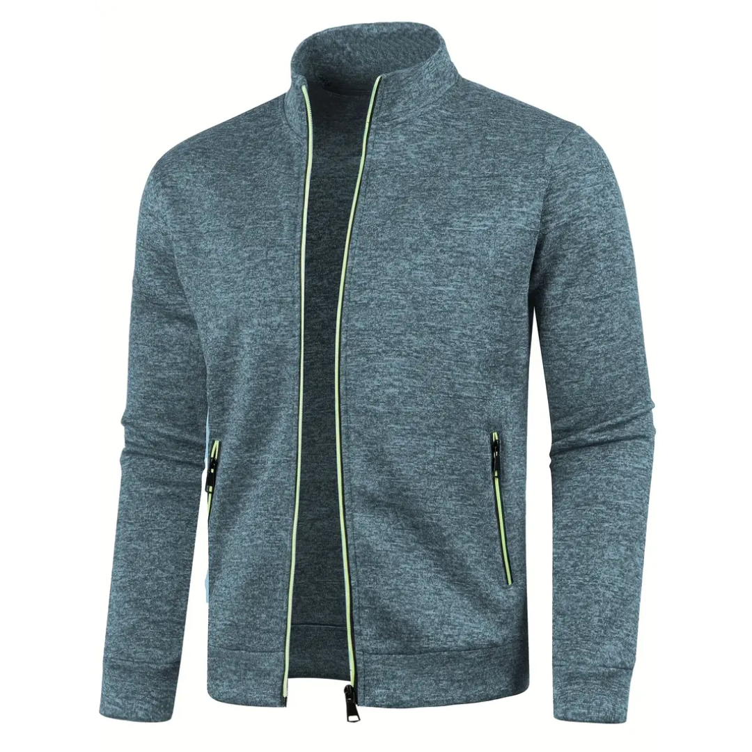 Clive | Classic Zip-Up Knit Jacket