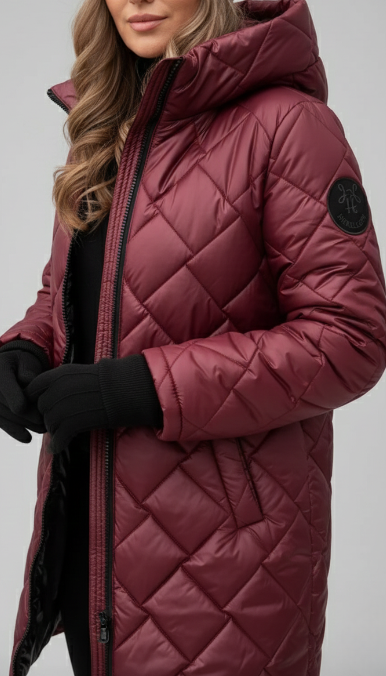 Grace | Warm and comfortable quilted jacket with hood
