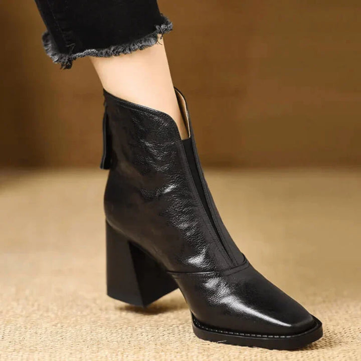 Camille | Comfortable Boots with Toe Cap