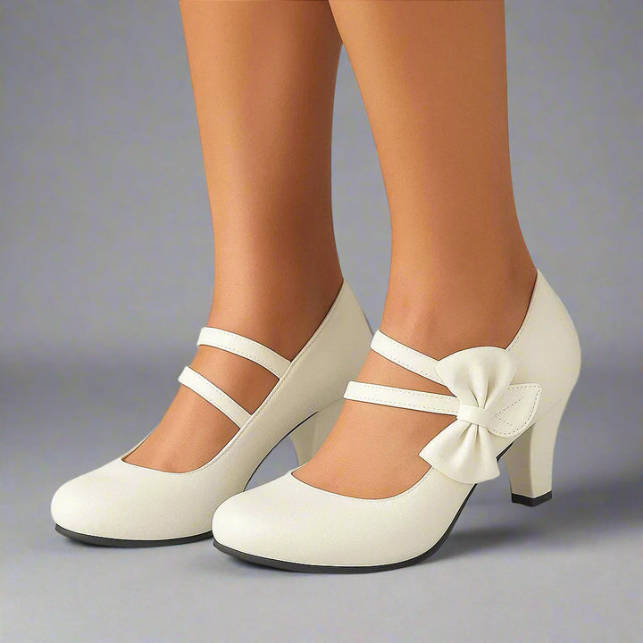 Bella | Elegant Bow-detail Occasion Heels