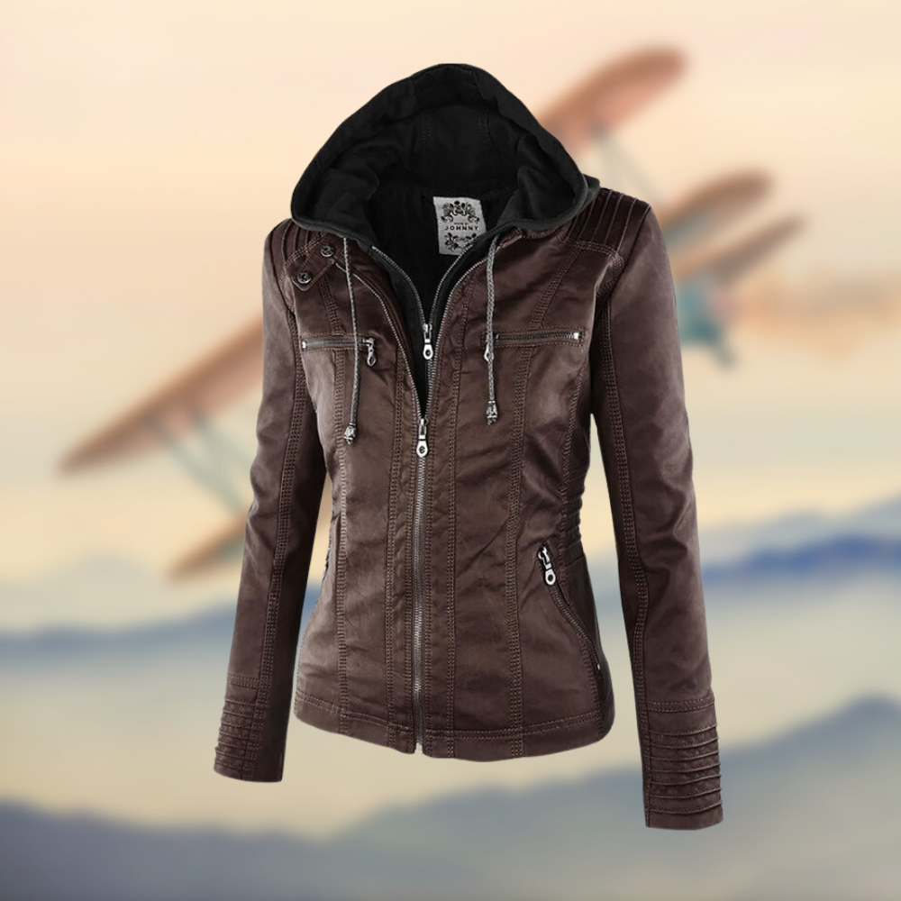 KAROLINE | The stylish and unique leather jacket