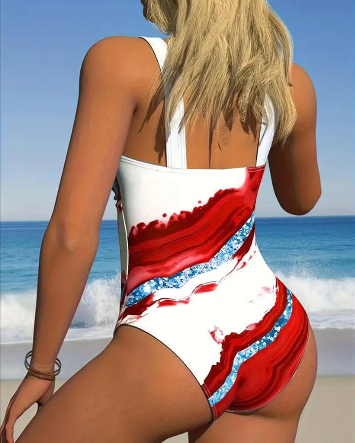 Ashley | Printed One-Piece Swimsuit