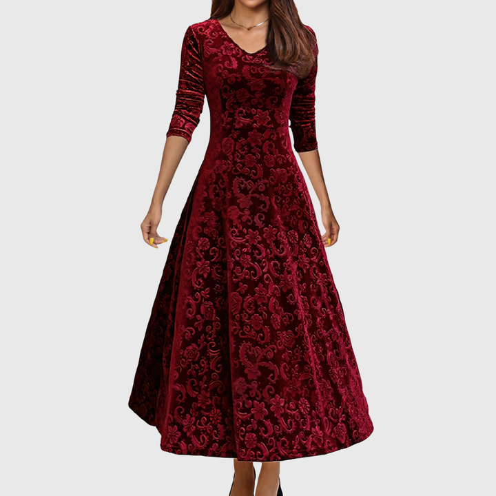 Nancy | Velvet Elegance Dress