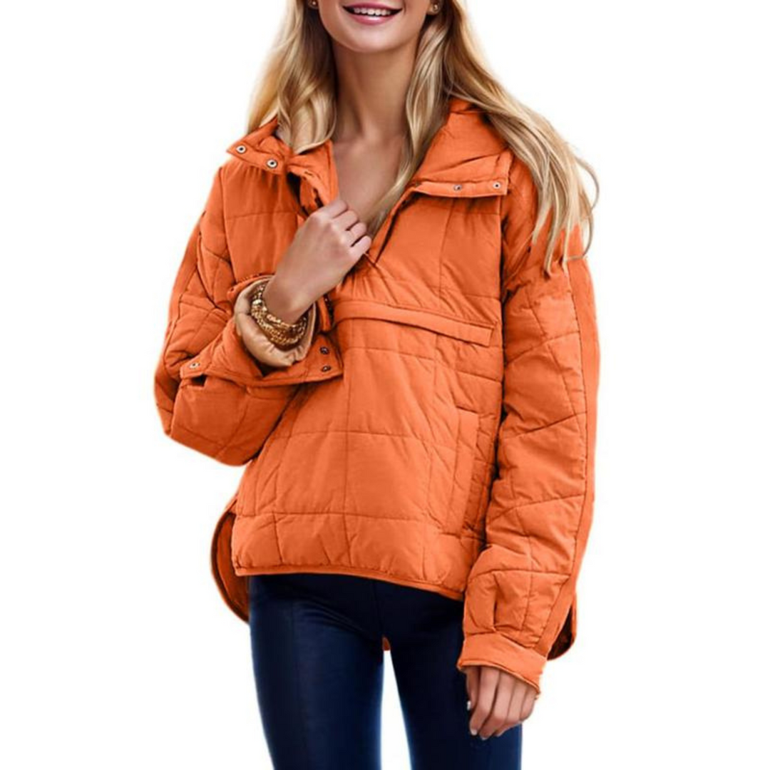 Jessica | Oversized Hooded Pullover Hooded Jacket