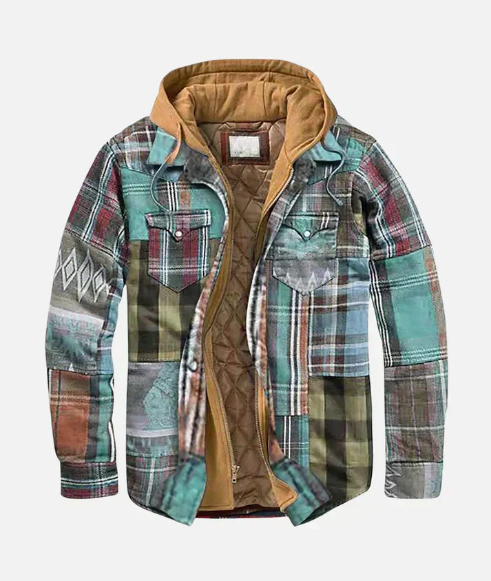 Ralph | Elegant Patchwork Plaid Jacket