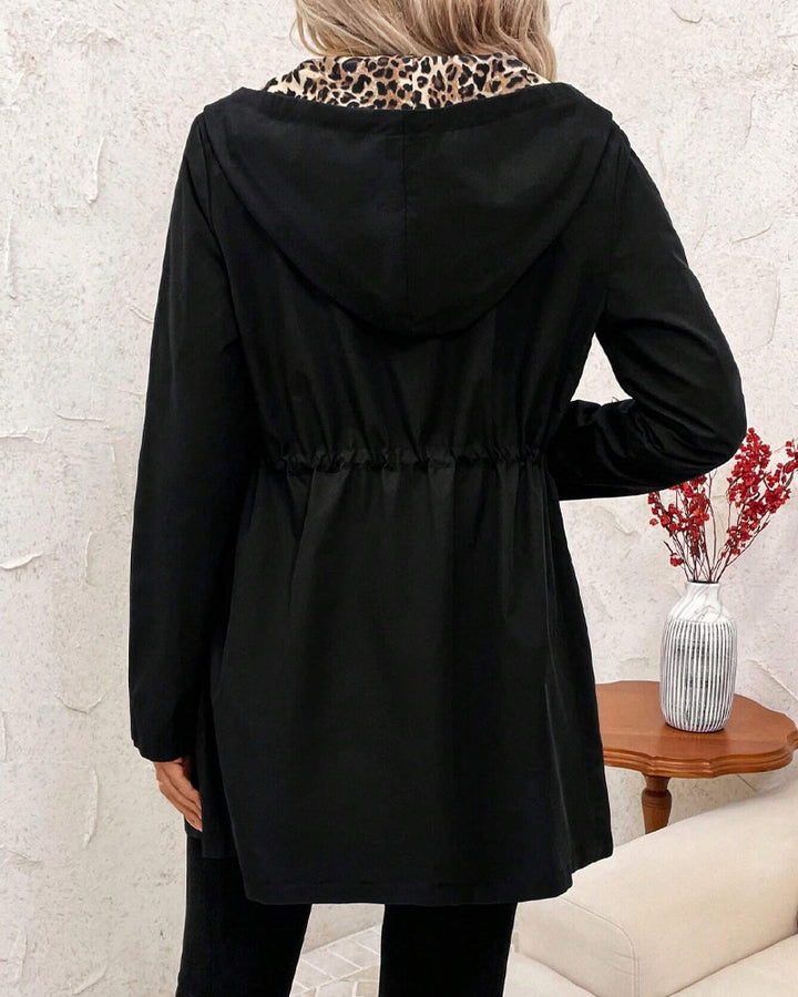 Cleo | Reversible Leopard Print Coat