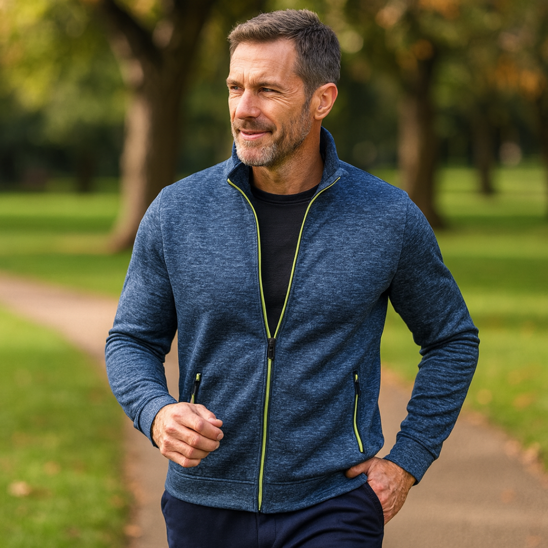 Clive | Classic Zip-Up Knit Jacket