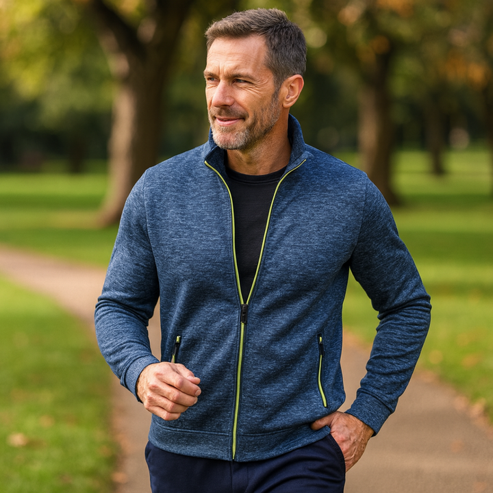 Clive | Classic Zip-Up Knit Jacket