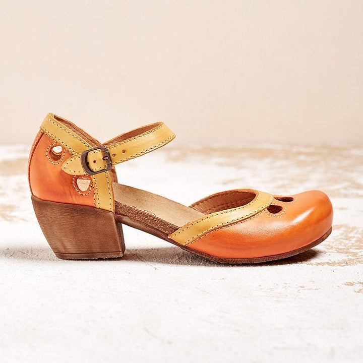 Charlotte | Orthopedic Low Heel Flat Sandals
