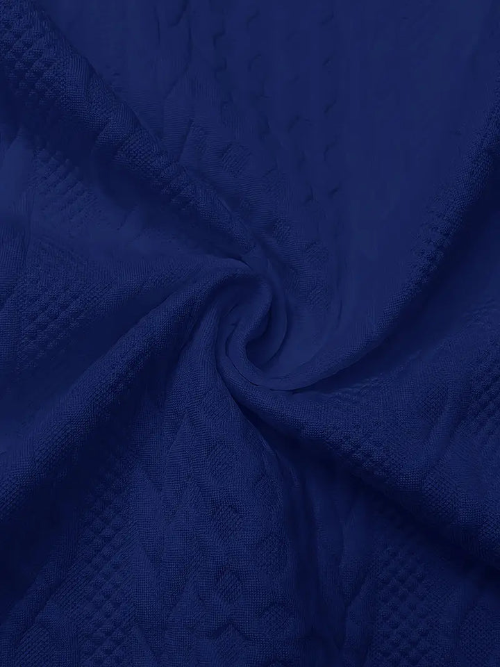 Ava | Textured Zip-Up Bomber Jacket