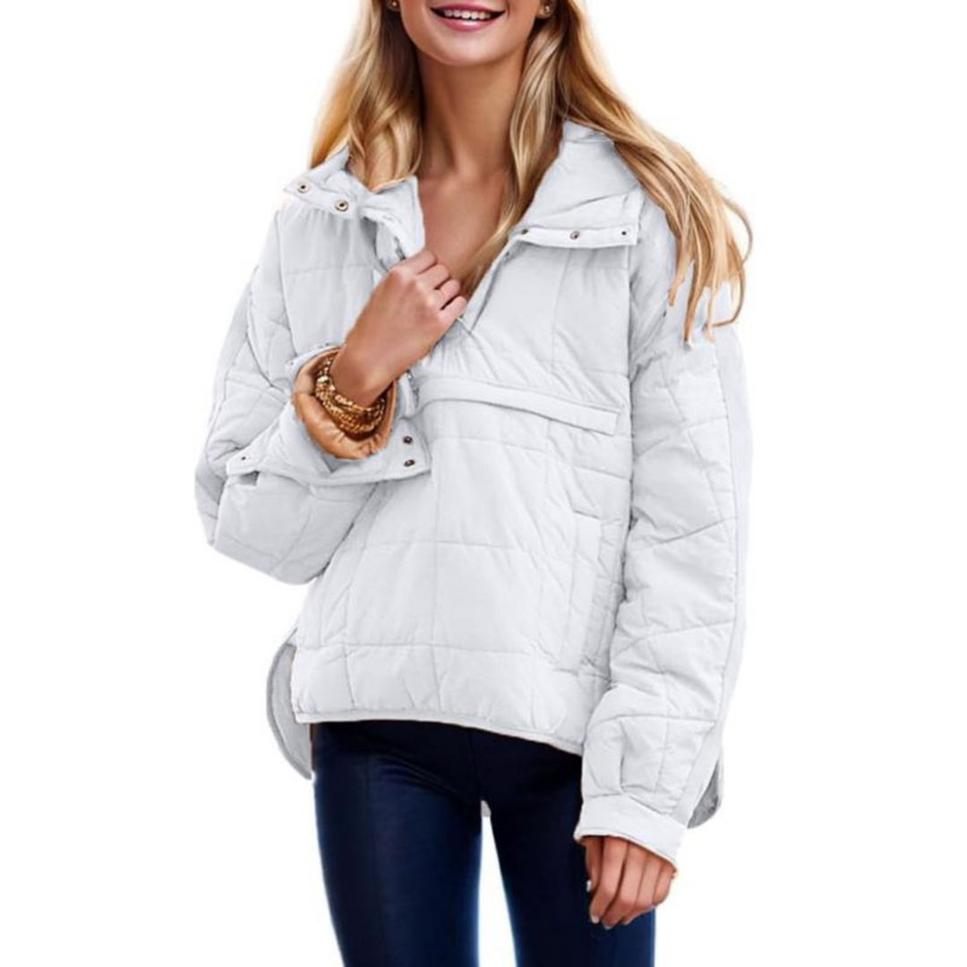 Jessica | Oversized Hooded Pullover Hooded Jacket