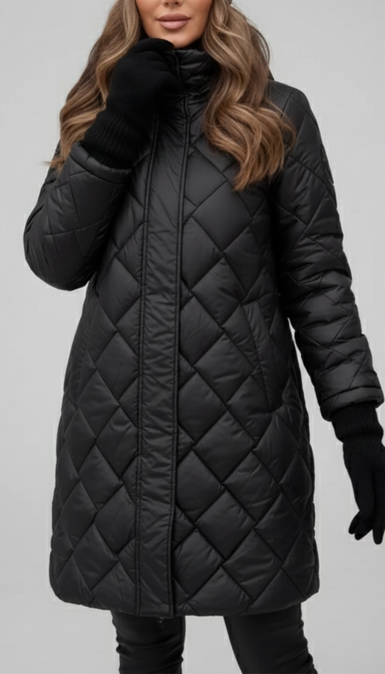 Grace | Warm and comfortable quilted jacket with hood