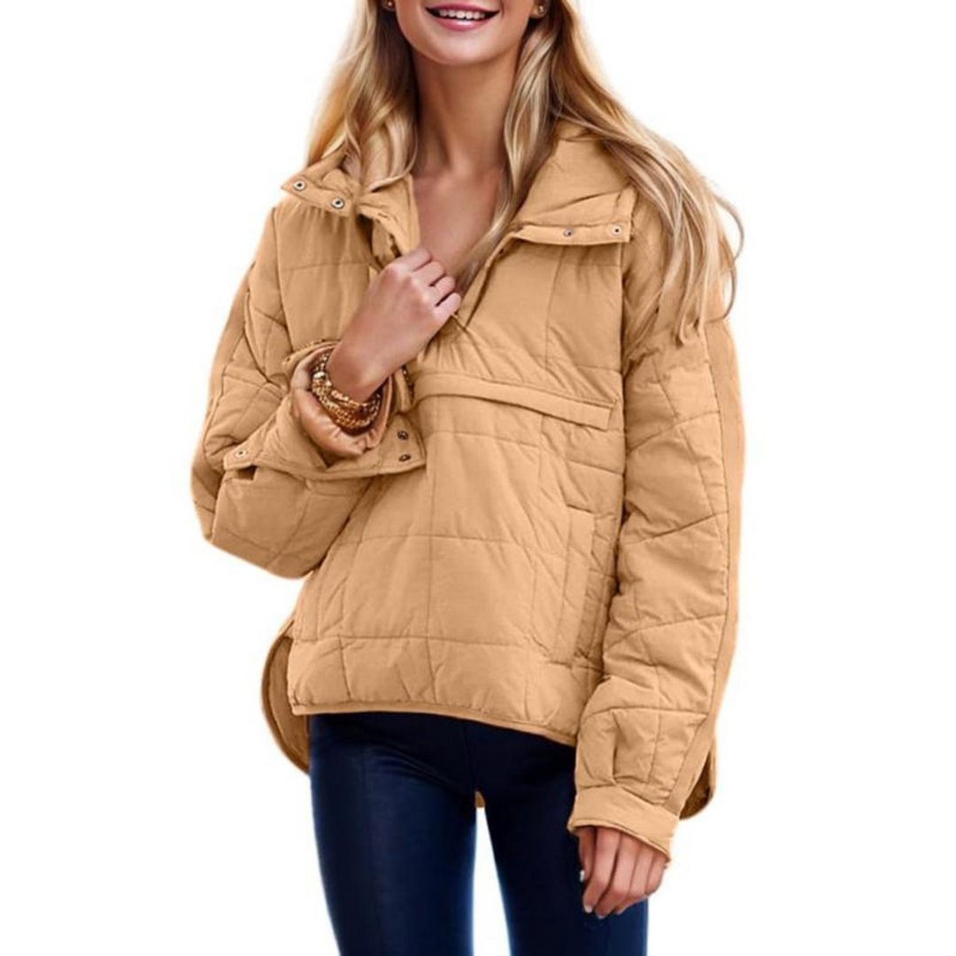 Jessica | Oversized Hooded Pullover Hooded Jacket