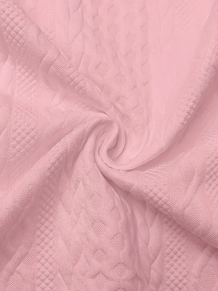 Ava | Textured Zip-Up Bomber Jacket