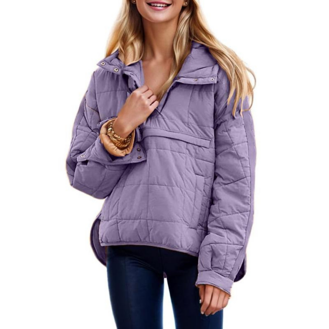 Jessica | Oversized Hooded Pullover Hooded Jacket