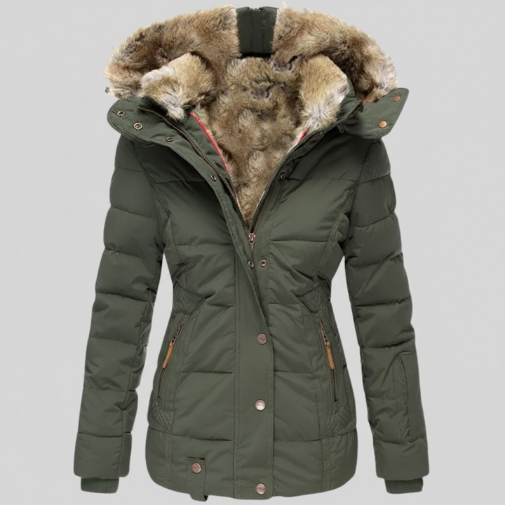 Ava | Warmest Winter Coat with Fur Lining