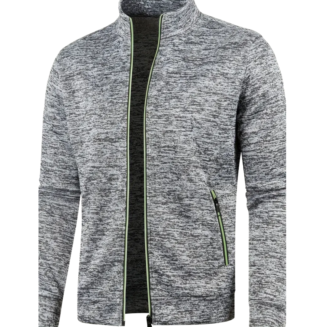 Clive | Classic Zip-Up Knit Jacket
