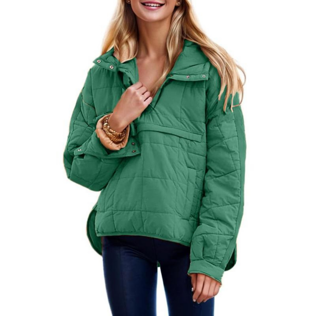 Jessica | Oversized Hooded Pullover Hooded Jacket