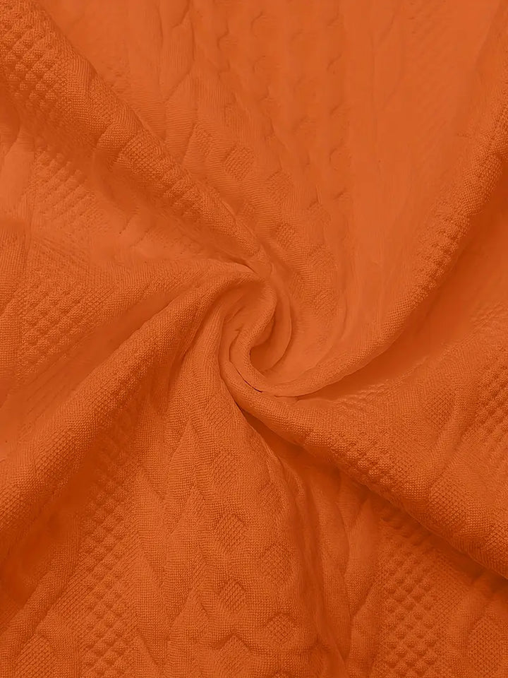 Ava | Textured Zip-Up Bomber Jacket