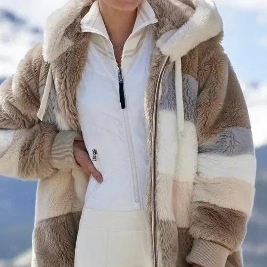 Vivian | Winter Jacket with Hood and Zipper