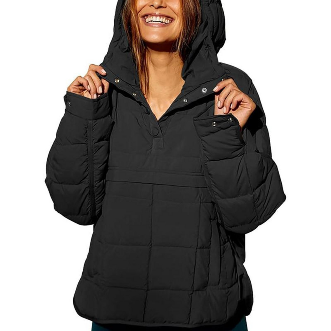 Jessica | Oversized Hooded Pullover Hooded Jacket