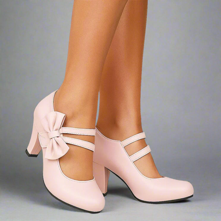 Bella | Elegant Bow-detail Occasion Heels
