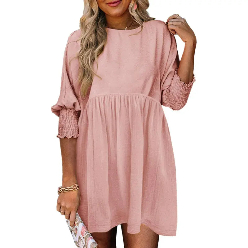 Kylie | Casual Flowy Tunic Mini Dress