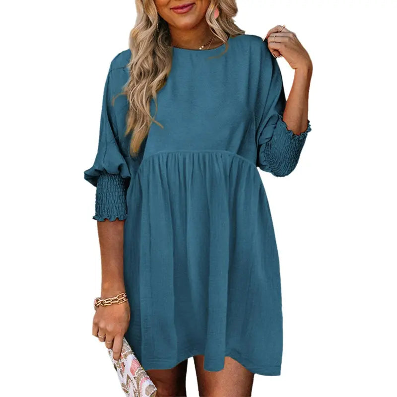 Kylie | Casual Flowy Tunic Mini Dress