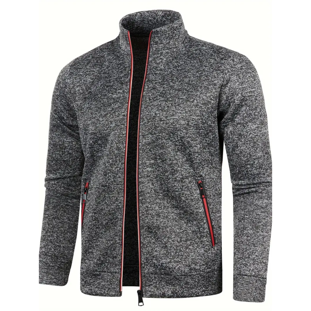 Clive | Classic Zip-Up Knit Jacket
