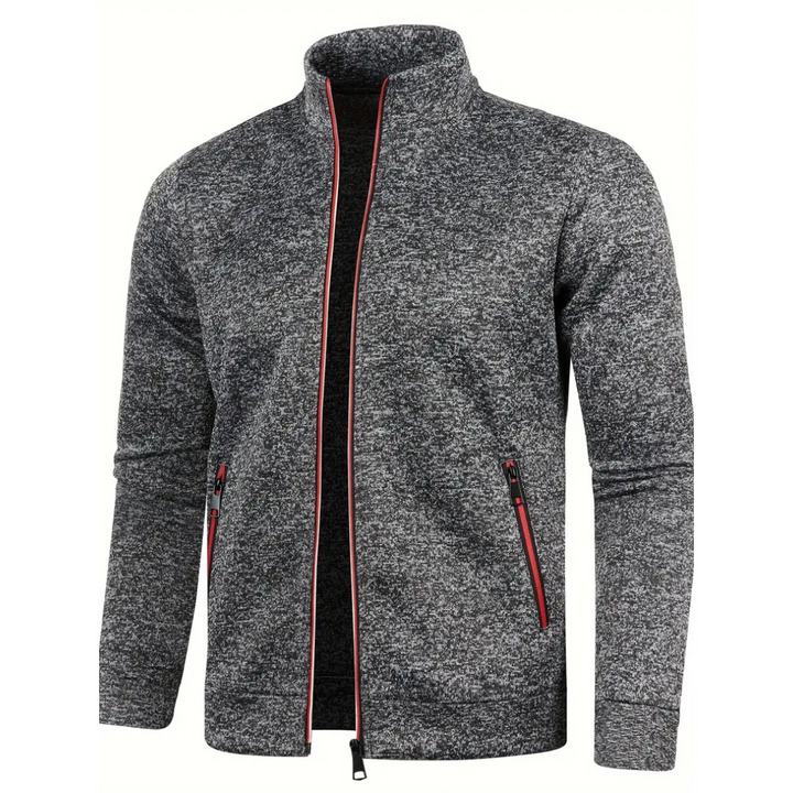 Clive | Classic Zip-Up Knit Jacket