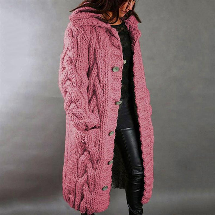 Karina | Elegant Cozy Coat With Tummy Coverage