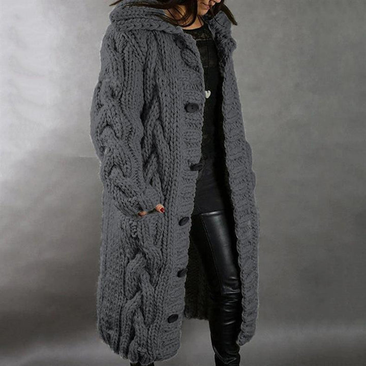 Karina | Elegant Cozy Coat With Tummy Coverage