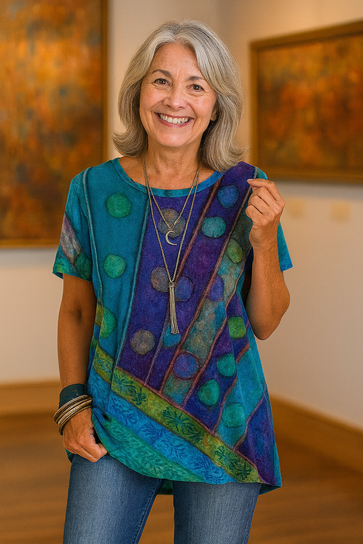 Clara | Artistic Top – Flows Gently, Flatters Beautifully