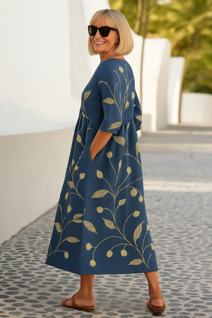 Luna | Midi Dress - Effortless Comfort