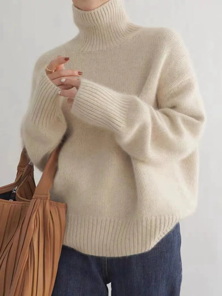 Isabella - High Collar Sweater