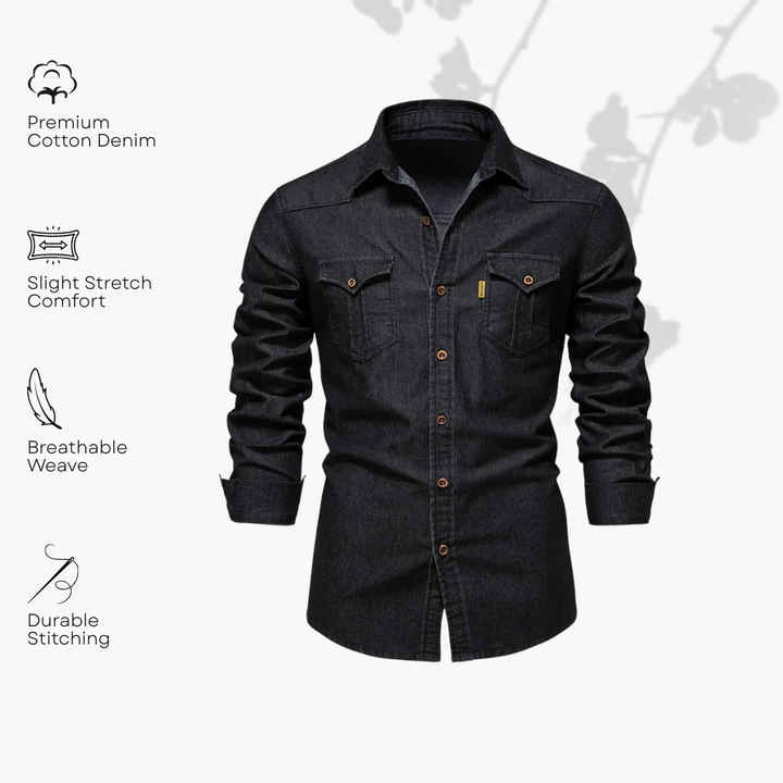 Casper | Tailored Denim Shirt