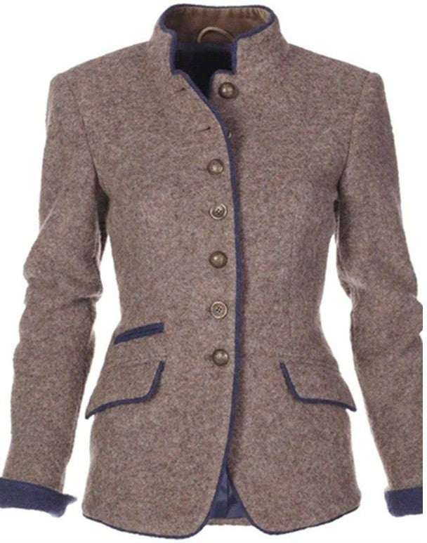 Georgia | Tailored Winter Blazer with Elegant Tummy Coverage