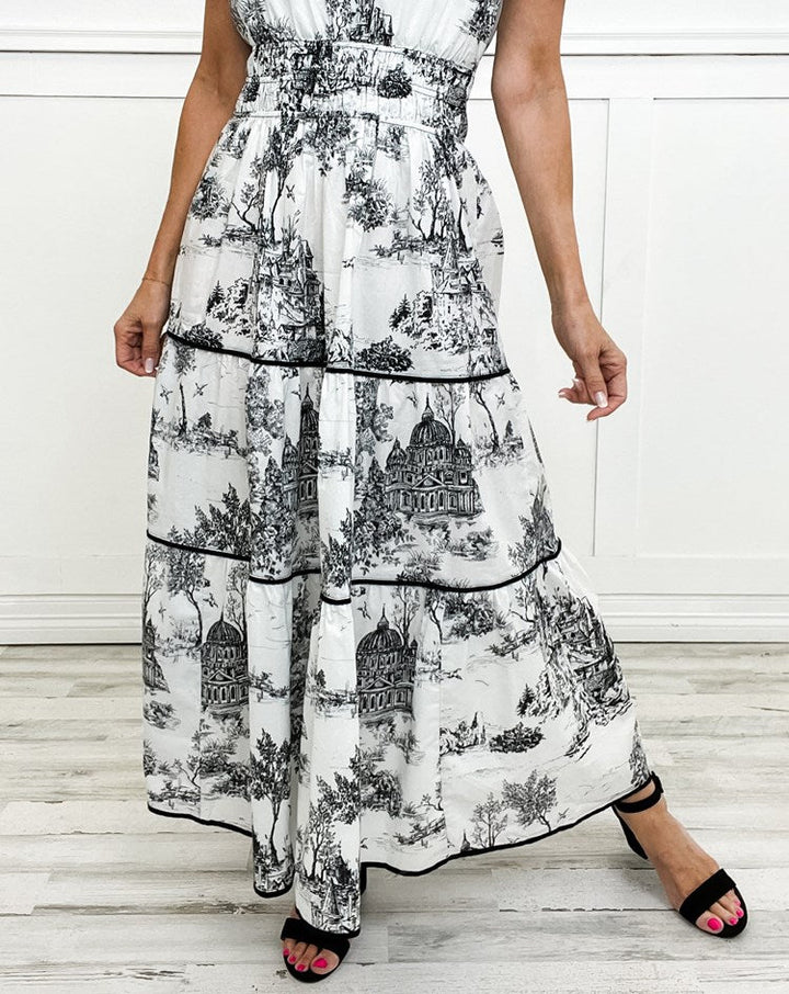 Nicole | Classic Toile Maxi