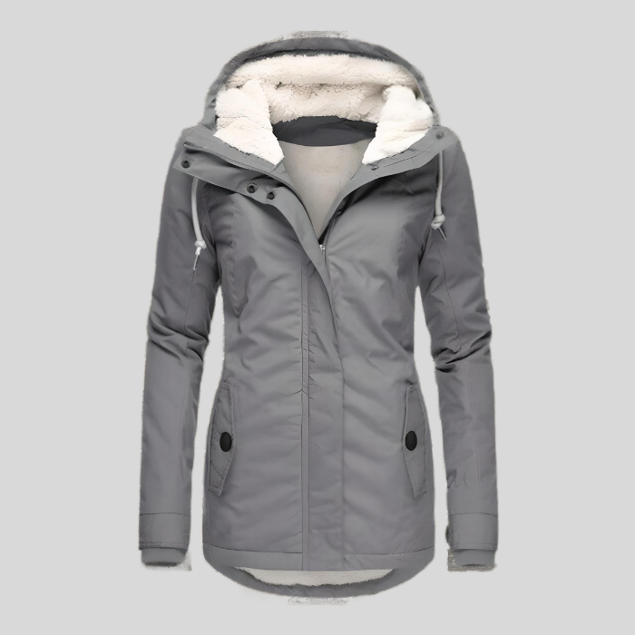 Tamara | Waterproof Long Jacket With Hood And Lining