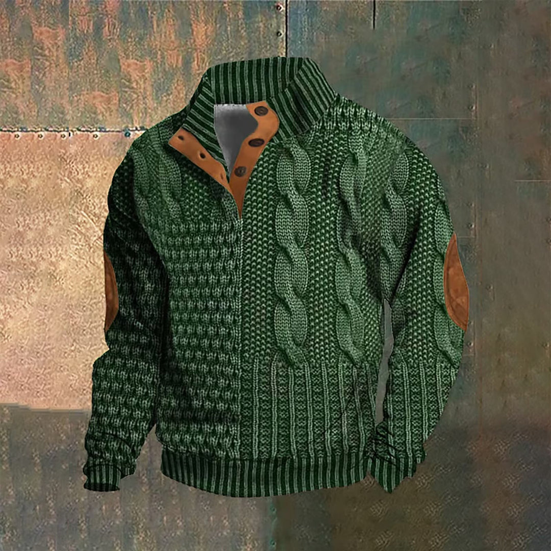 Max | Quarter Button Sweater