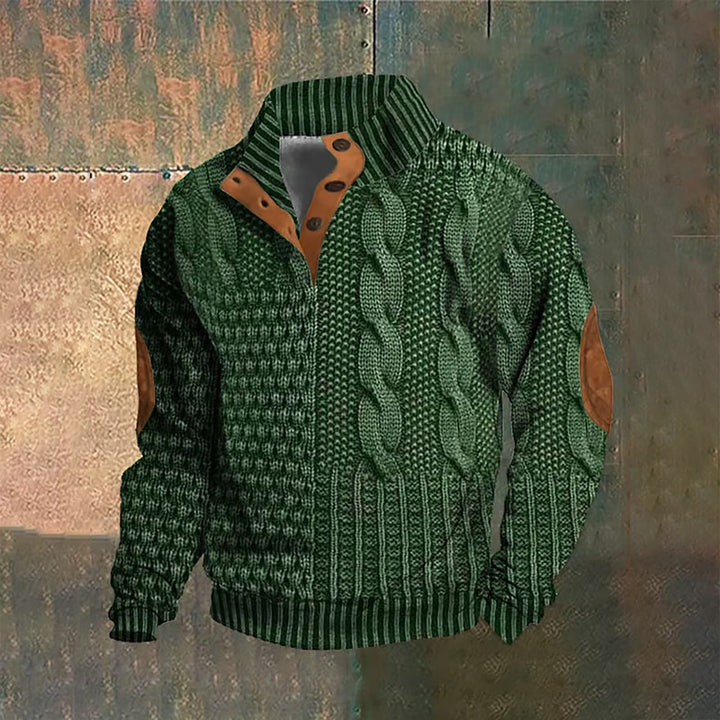 Max | Quarter Button Sweater