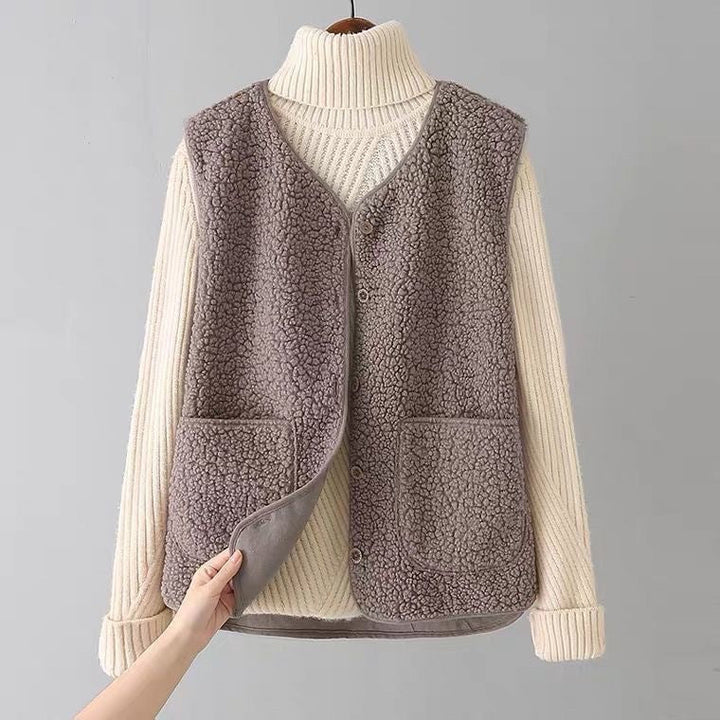 Rose | Sherpa Cardigan