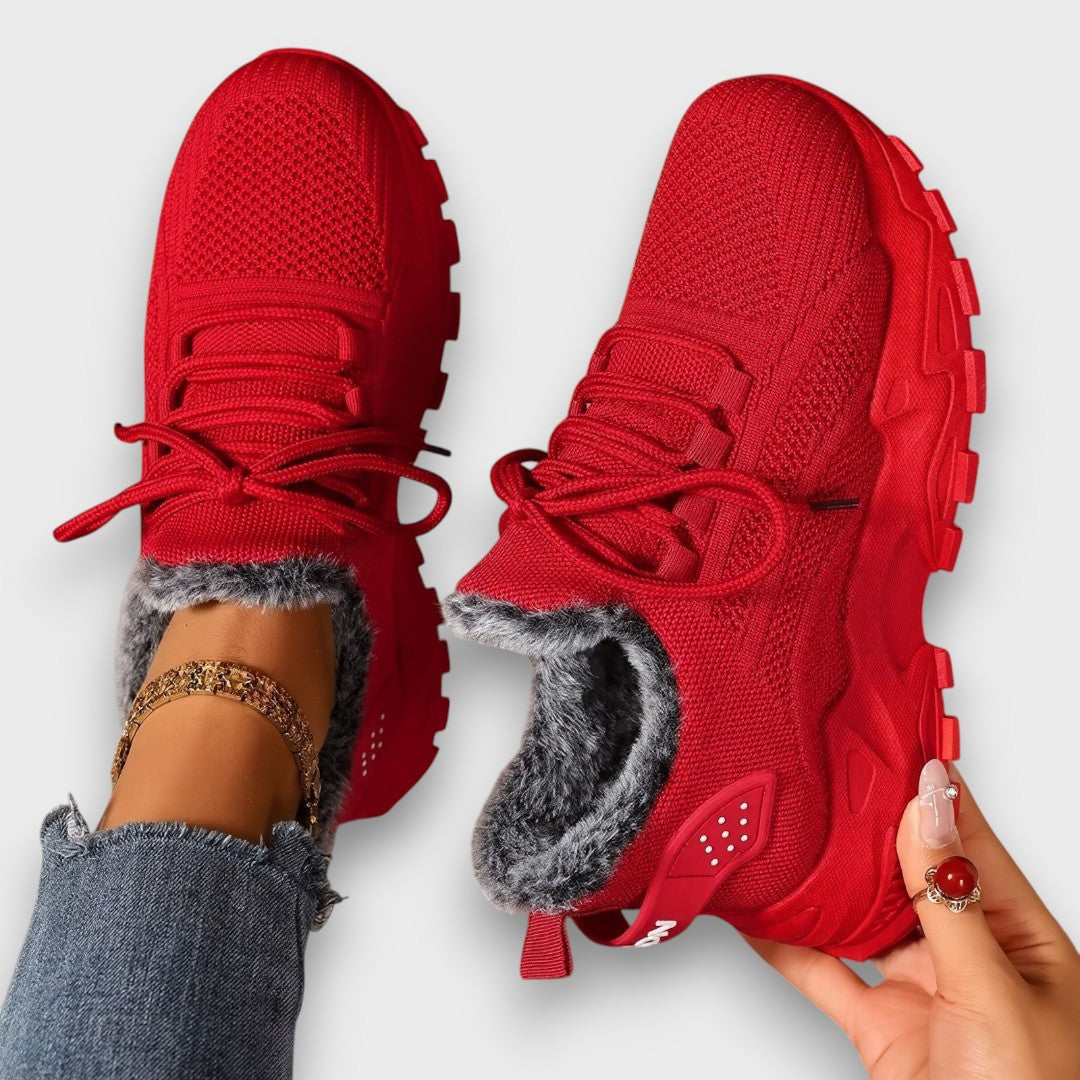 Betty | Comfortable Lace-Up Winter Sneakers