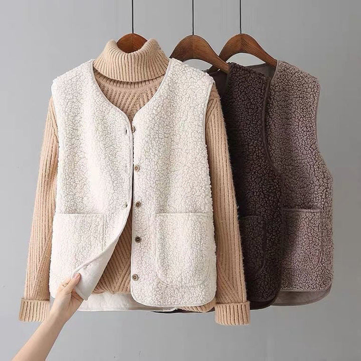 Rose | Sherpa Cardigan