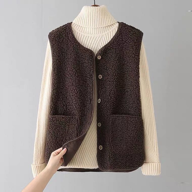 Rose | Sherpa Cardigan