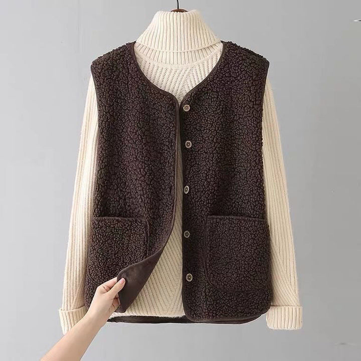Rose | Sherpa Cardigan