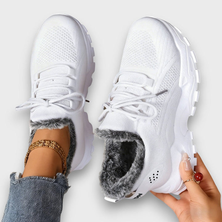 Betty | Comfortable Lace-Up Winter Sneakers